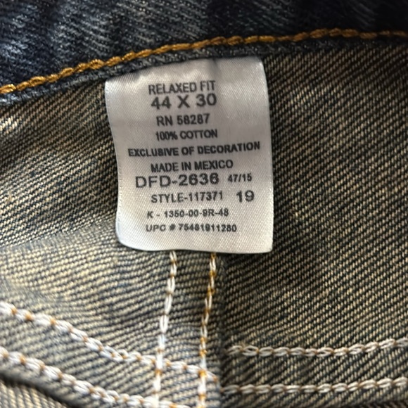 Faded Glory Men’s Jeans 44/30 - Picture 5 of 5